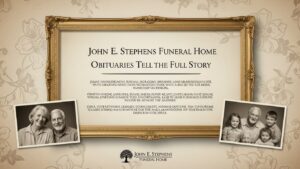 John E Stephens Funeral Home Obituaries