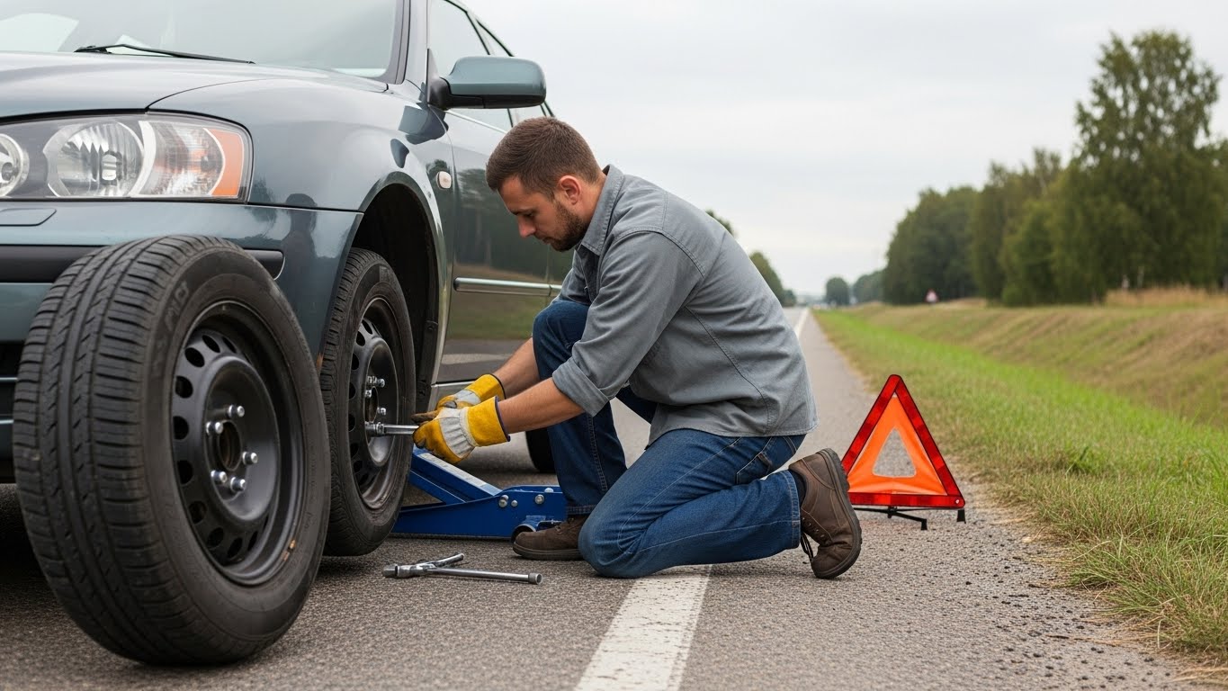 how to change a tire